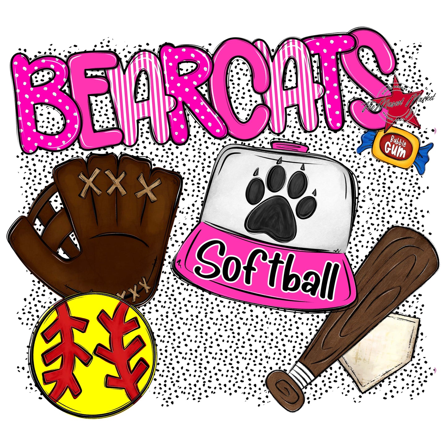 Bearcats Softball Spirit-Pink