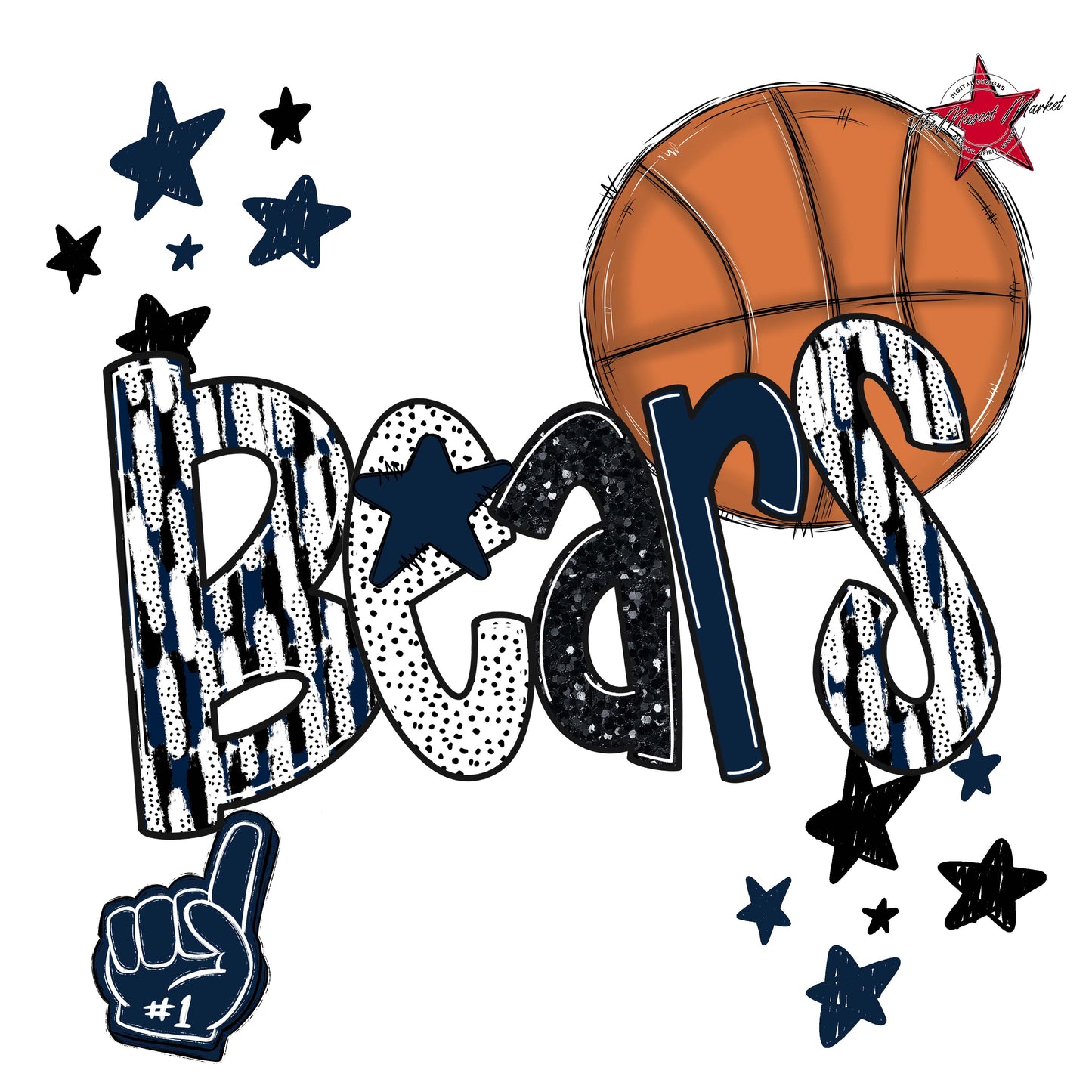 Bears Basketball Scrape-Navy