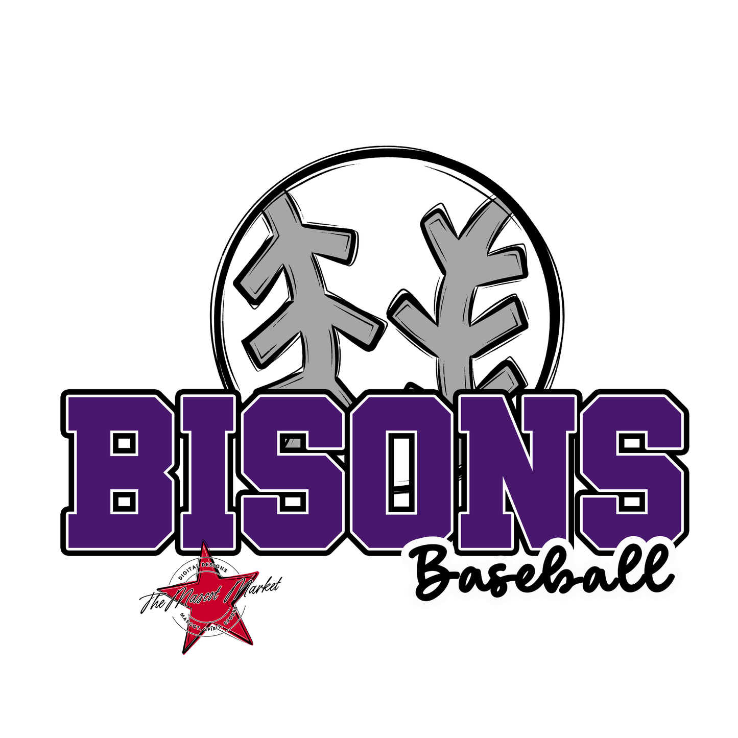 Bisons Varsity Baseball-Purple