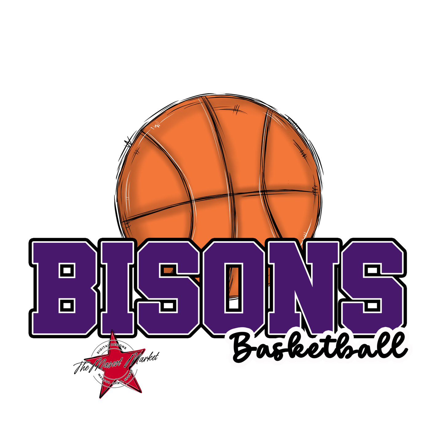 Bisons Varsity Basketball-Purple