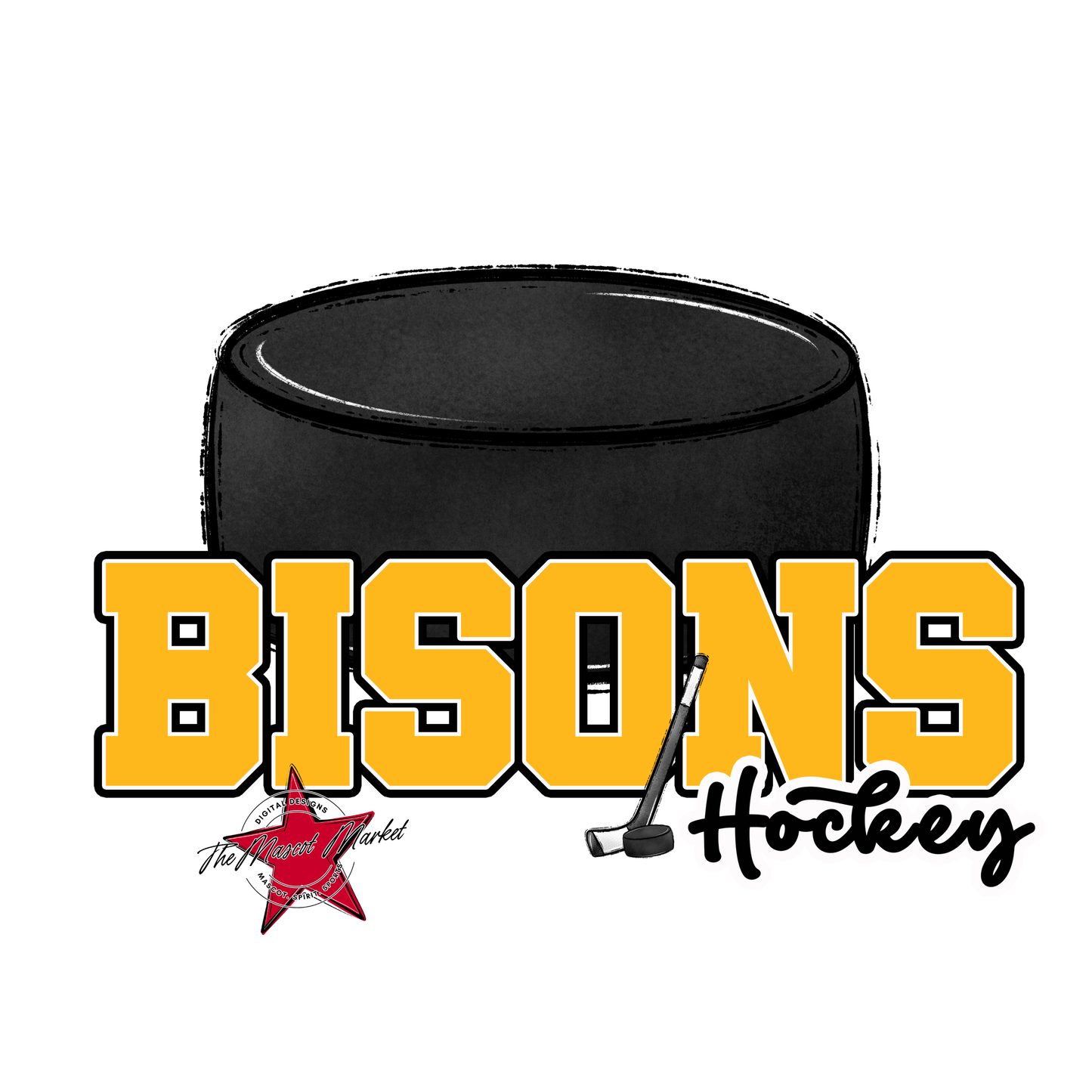 Bisons Varsity Hockey-Yellow