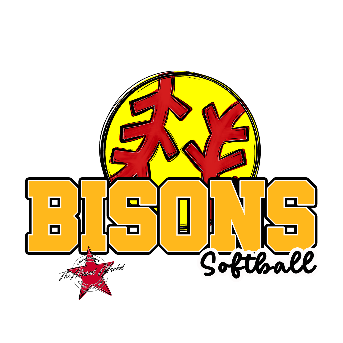 Bisons Varsity Softball-Yellow