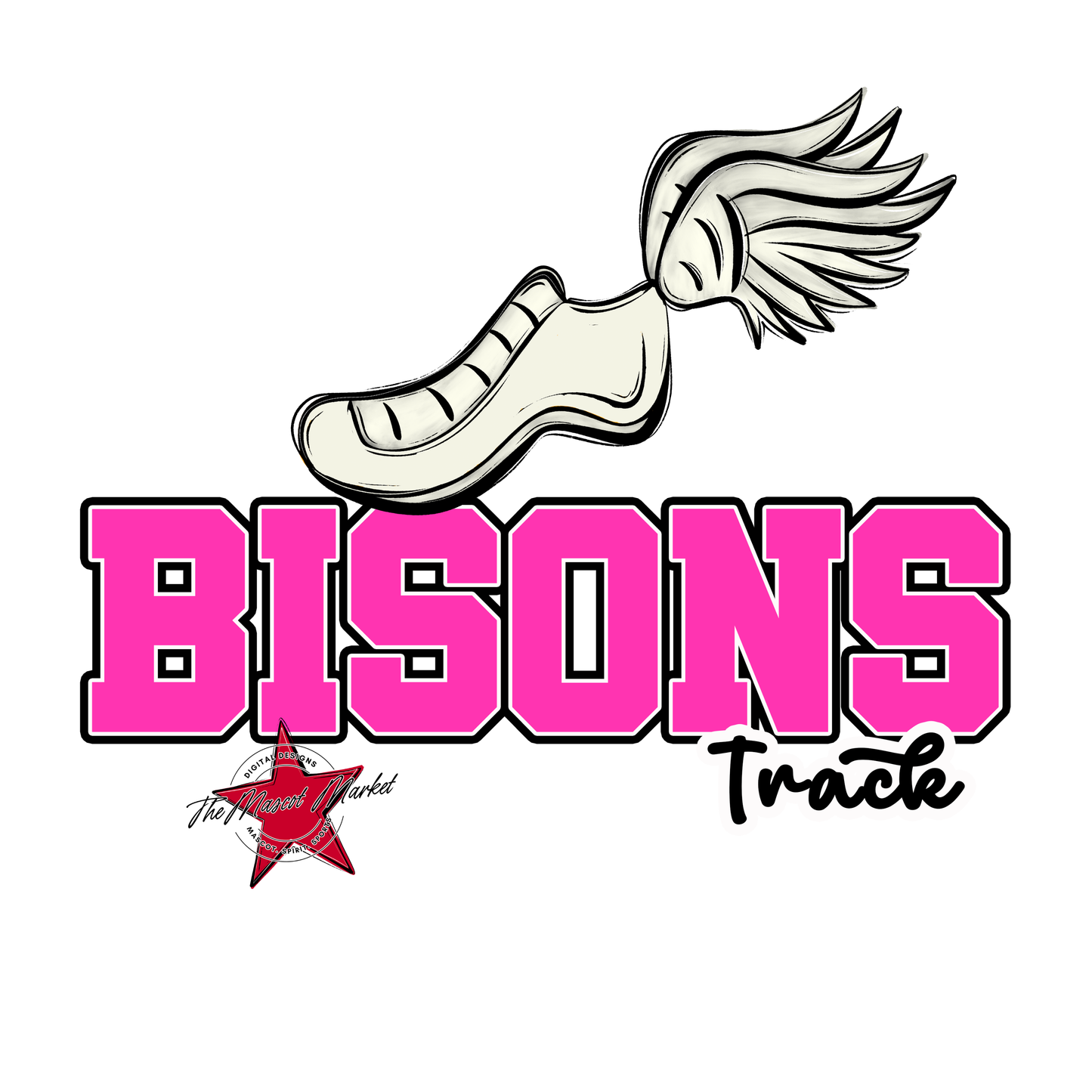 Bisons Varsity Track-Pink