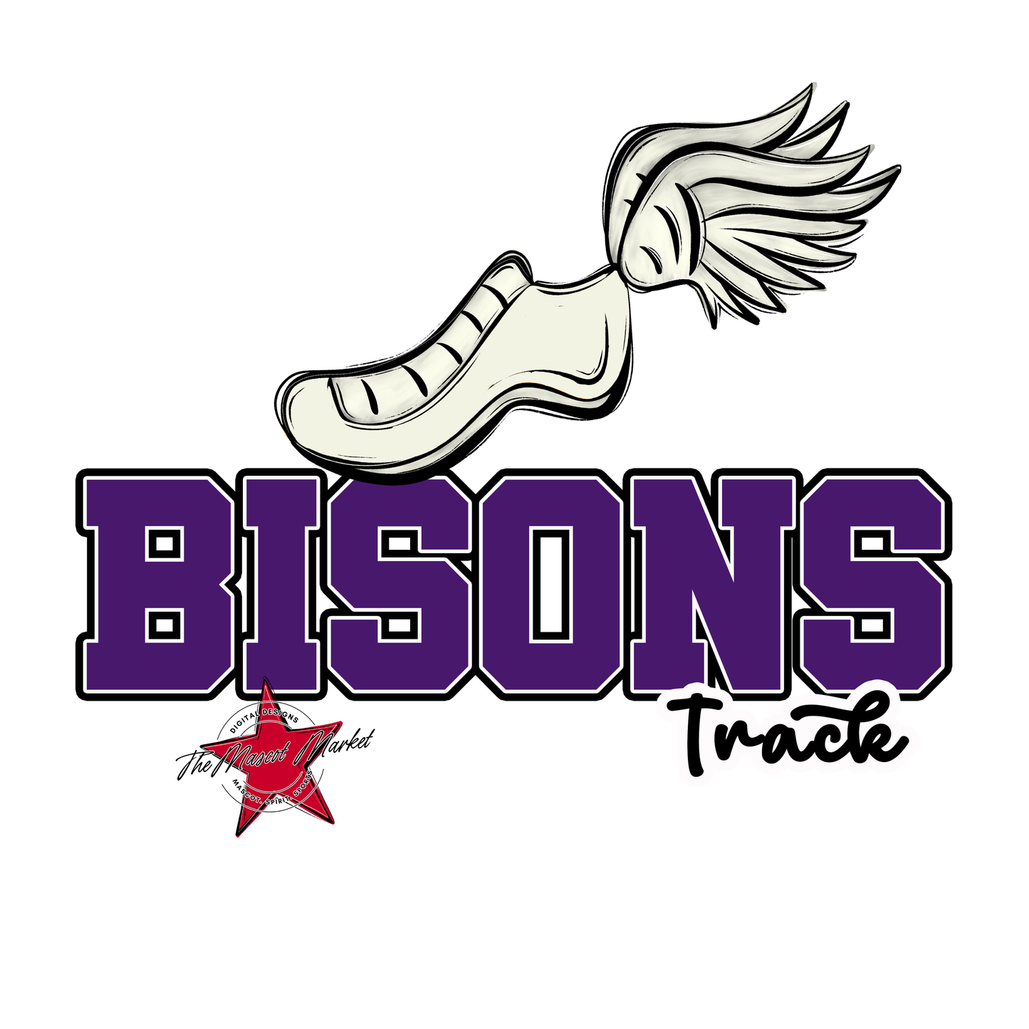 Bisons Varsity Track-Purple