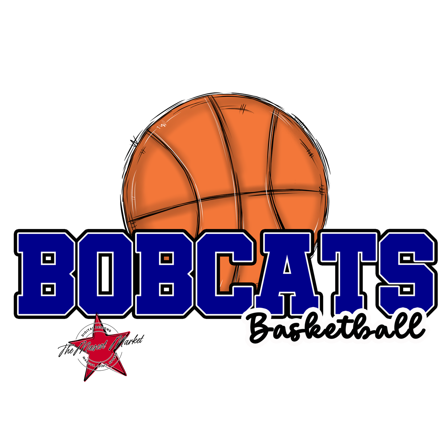 Bobcats Varsity Basketball-Blue