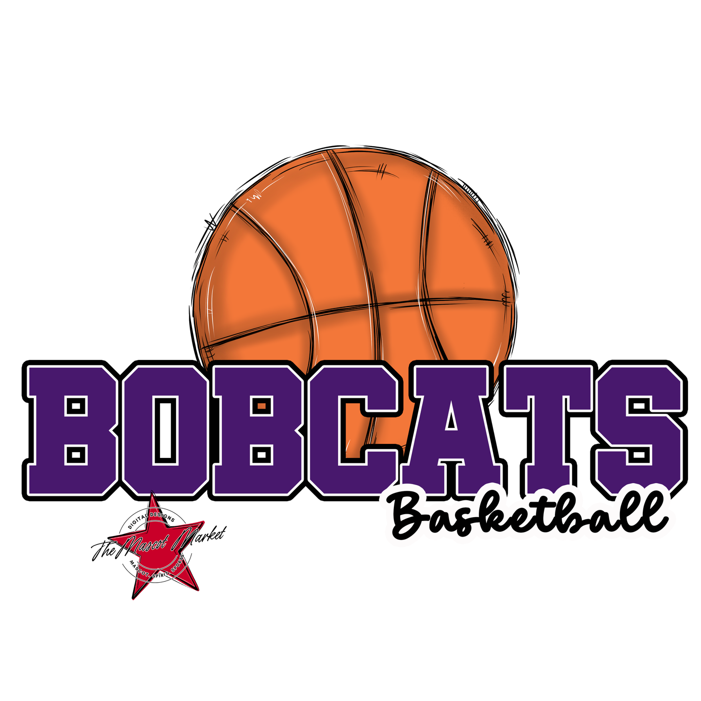 Bobcats Varsity Basketball-Purple