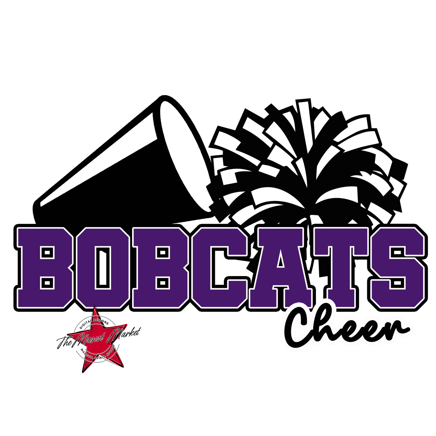 Bobcats Varsity Cheer-Purple