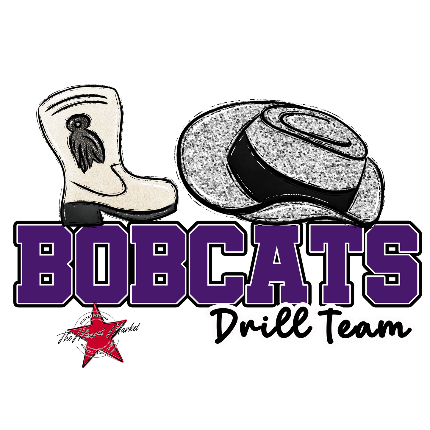 Bobcats Varsity Drillteam-Purple
