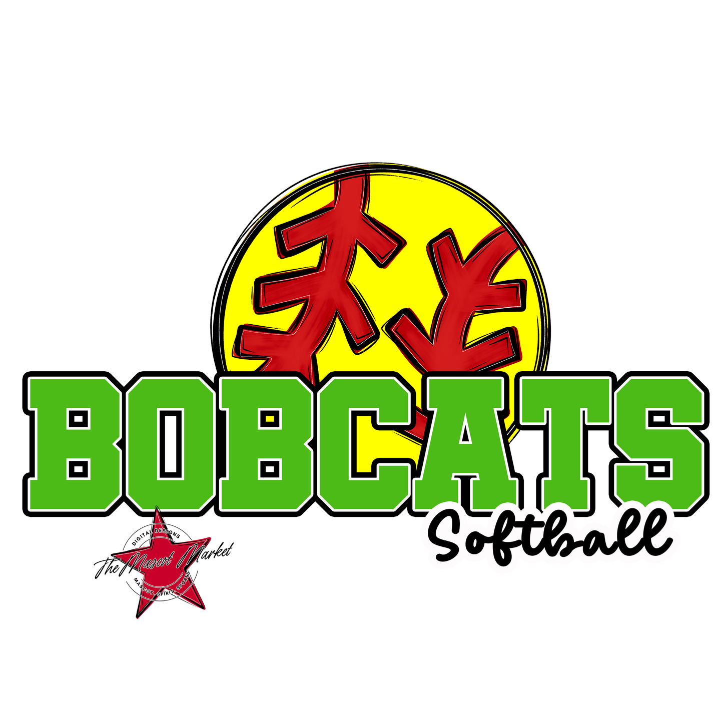 Bobcats Varsity Softball-Bright Green