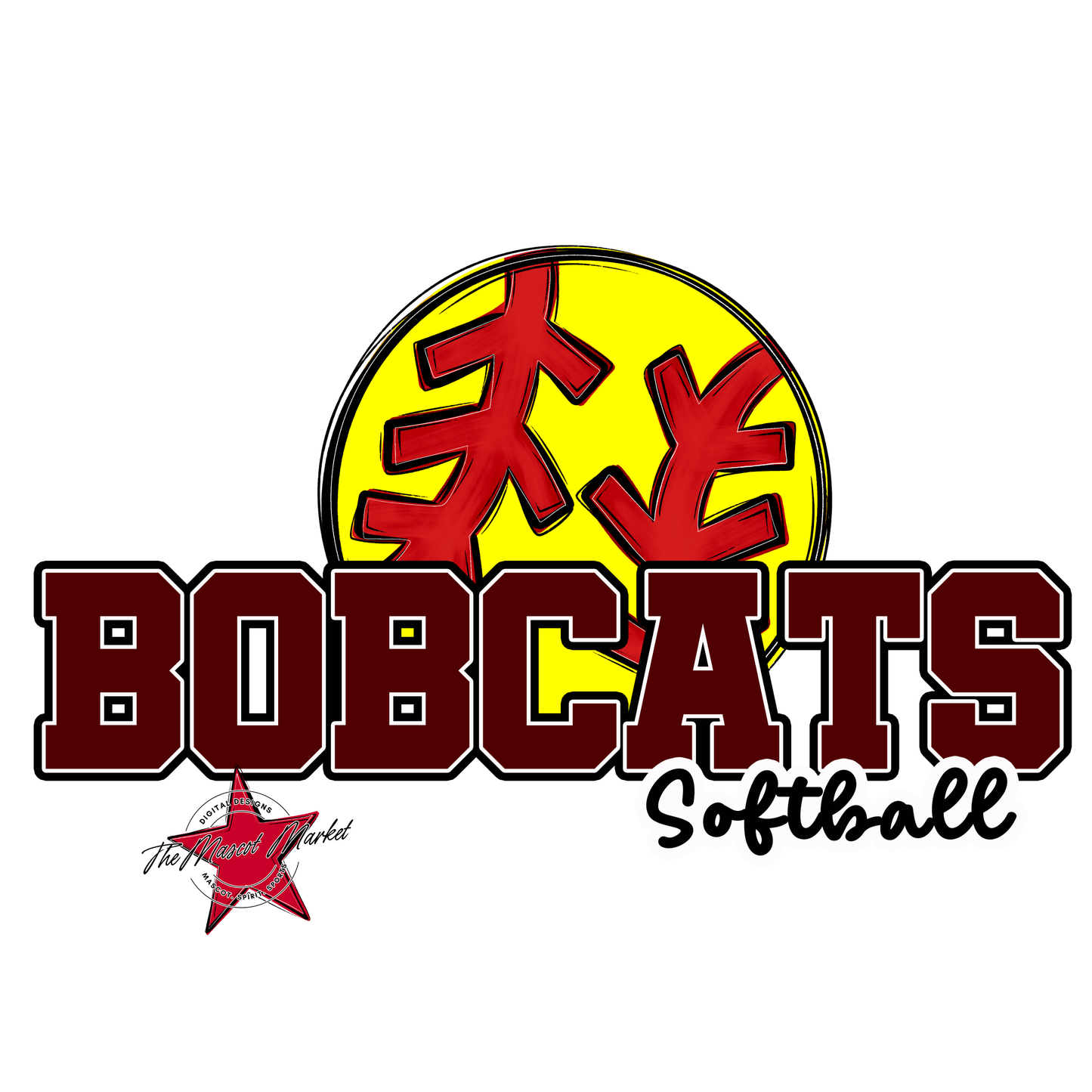 Bobcats Varsity Softball-Maroon