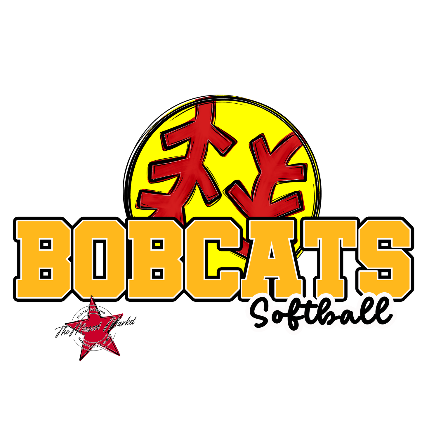 Bobcats Varsity Softball-Yellow