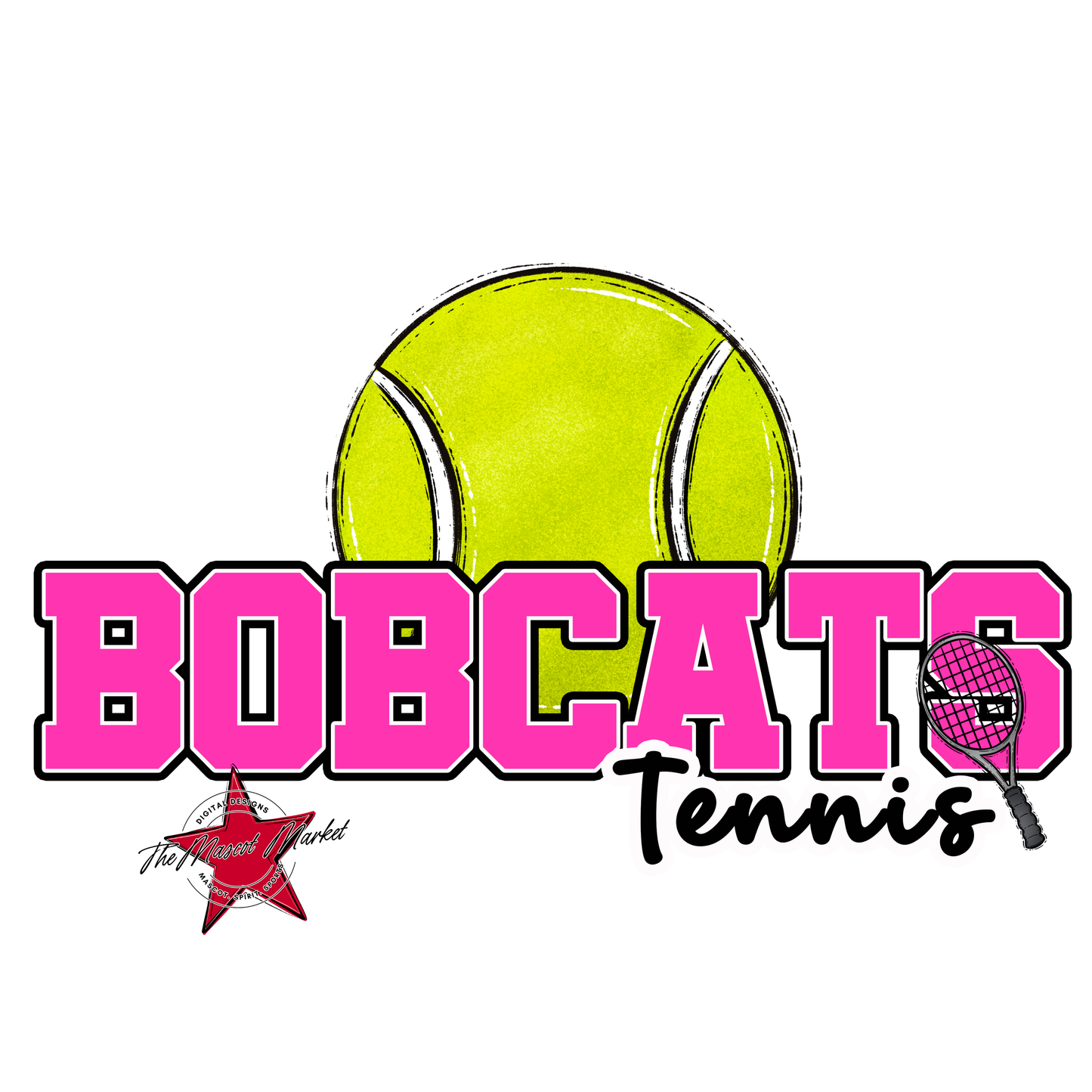 Bobcats Varsity Tennis-Pink