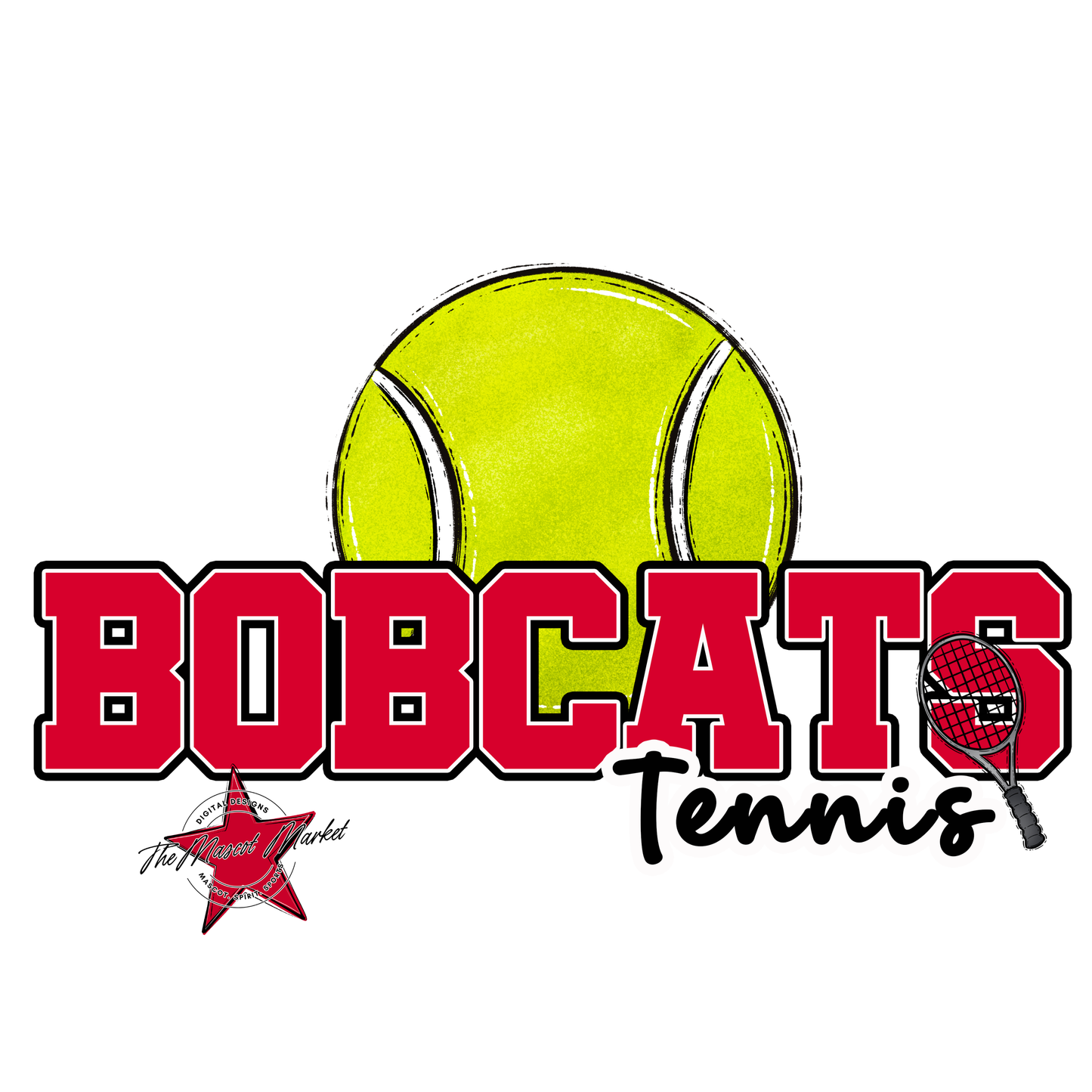 Bobcats Varsity Tennis-Red