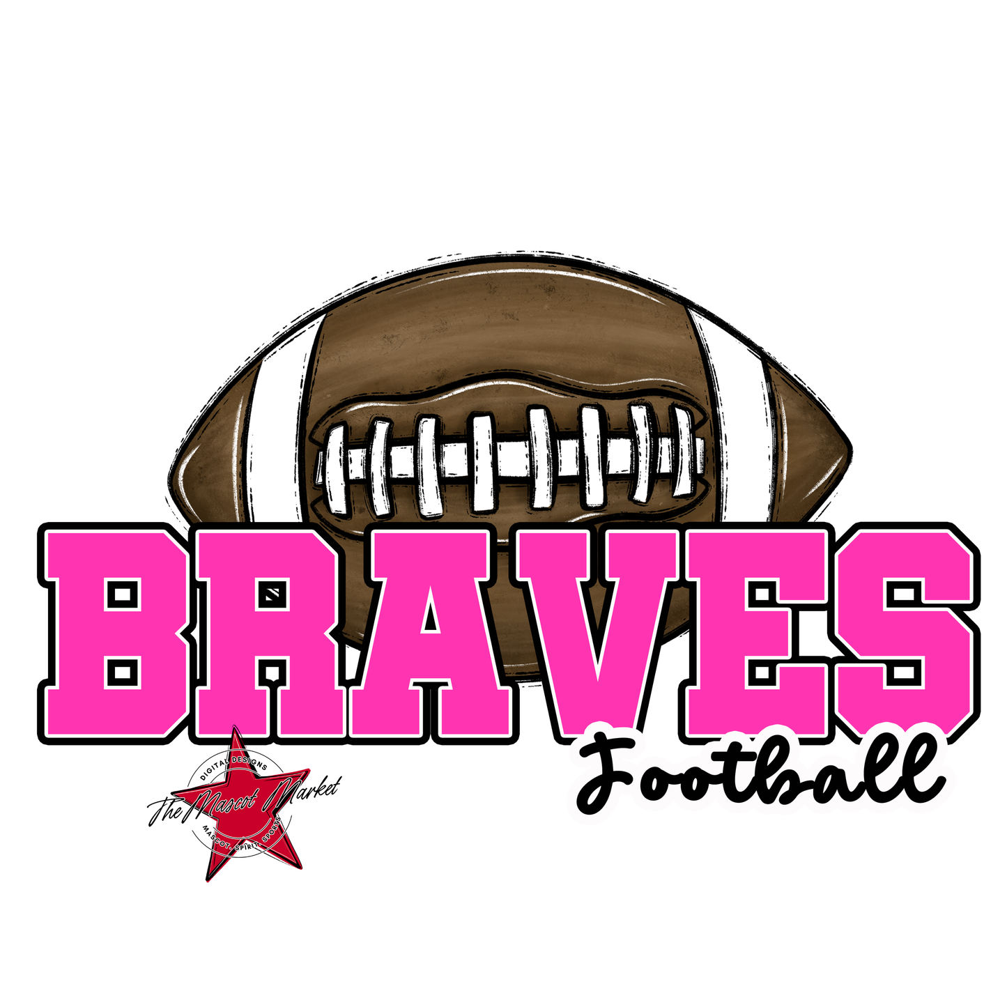 Braves Varsity Football-Pink