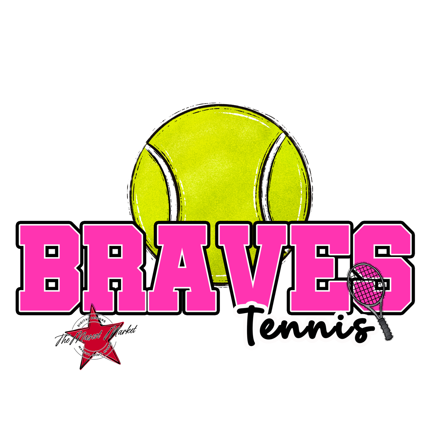 Braves Varsity Tennis-Pink