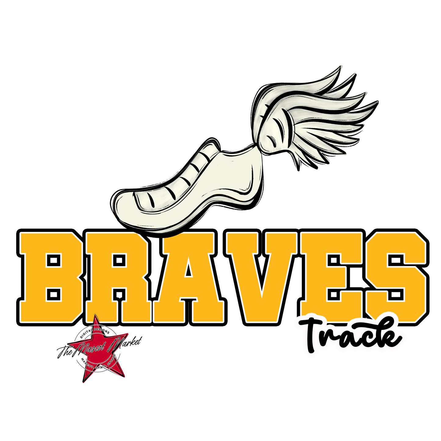 Braves Varsity Track-Yellow