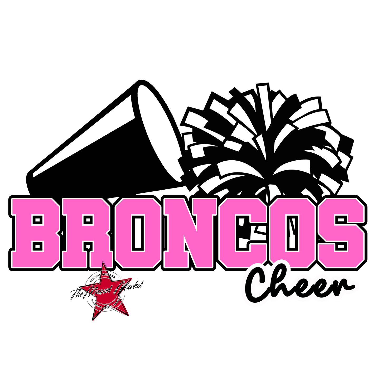 Broncos Varsity Cheer-Baby Pink