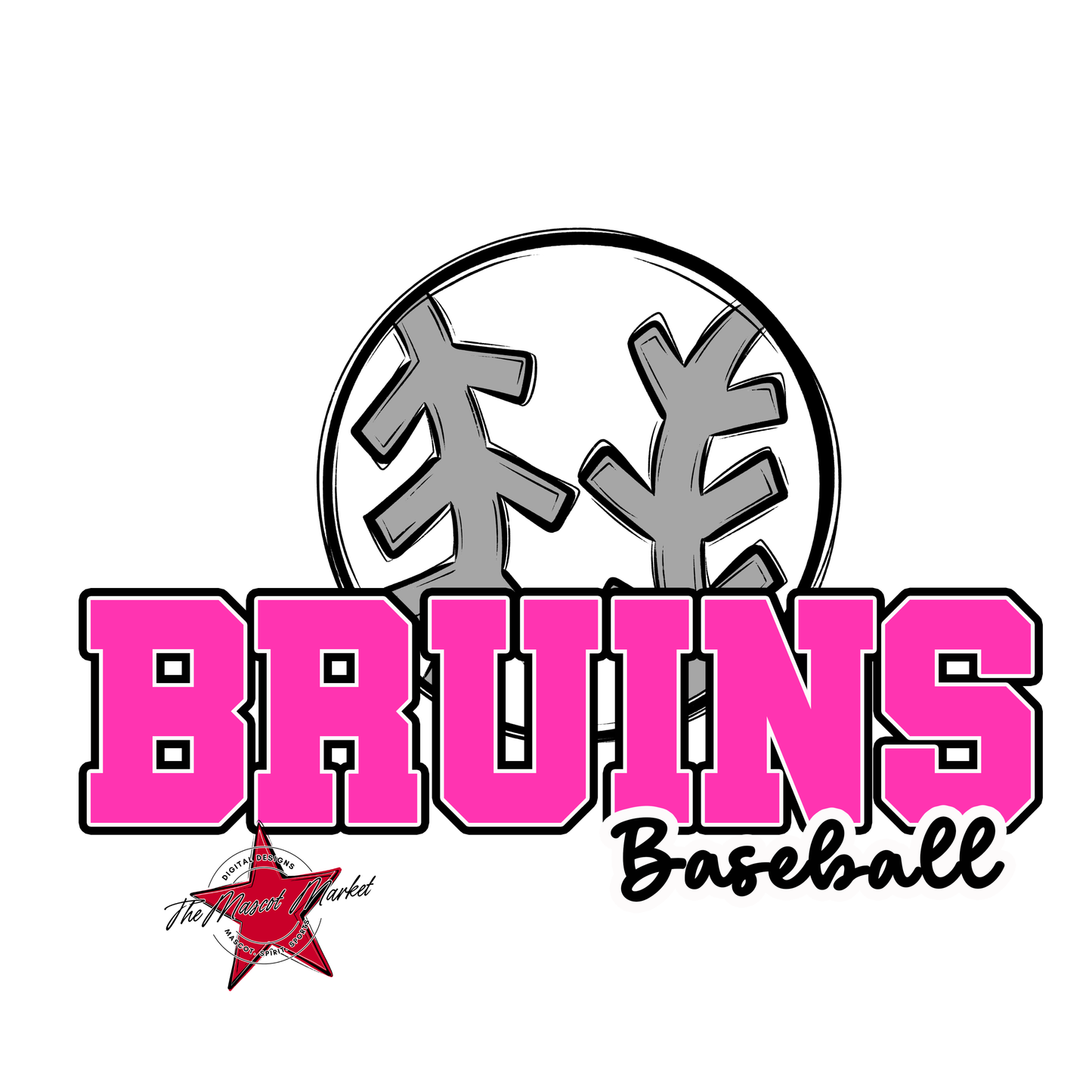 Bruins Varsity Baseball-Pink