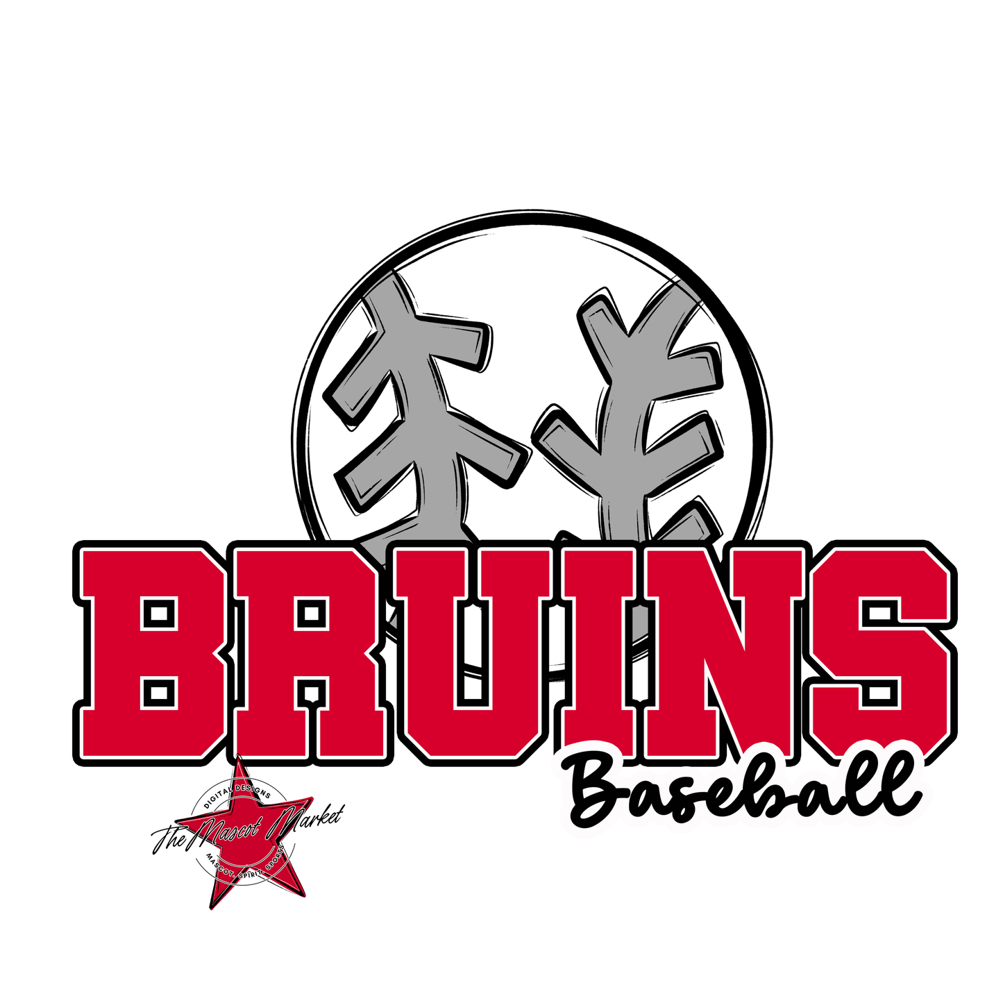 Bruins Varsity Baseball-Red