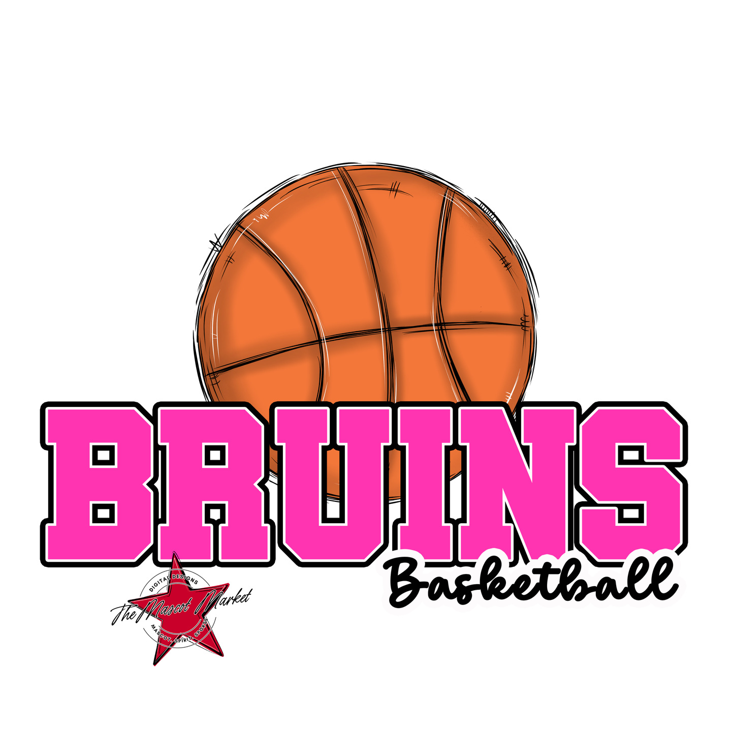 Bruins Varsity Basketball-Pink