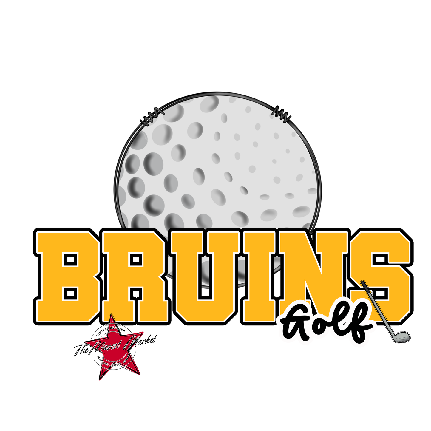 Bruins Varsity Golf-Yellow