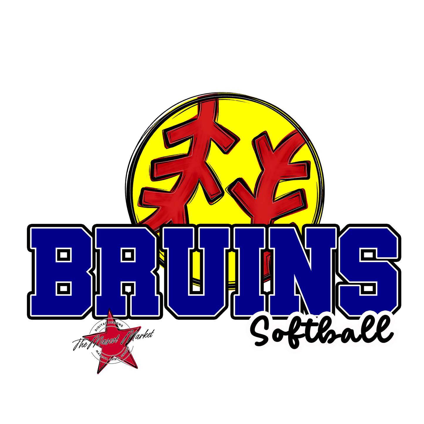 Bruins Varsity Softball-Blue