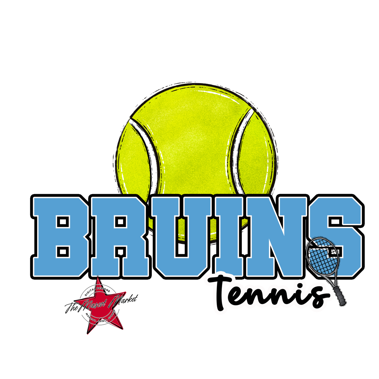 Bruins Varsity Tennis-Carolina Blue