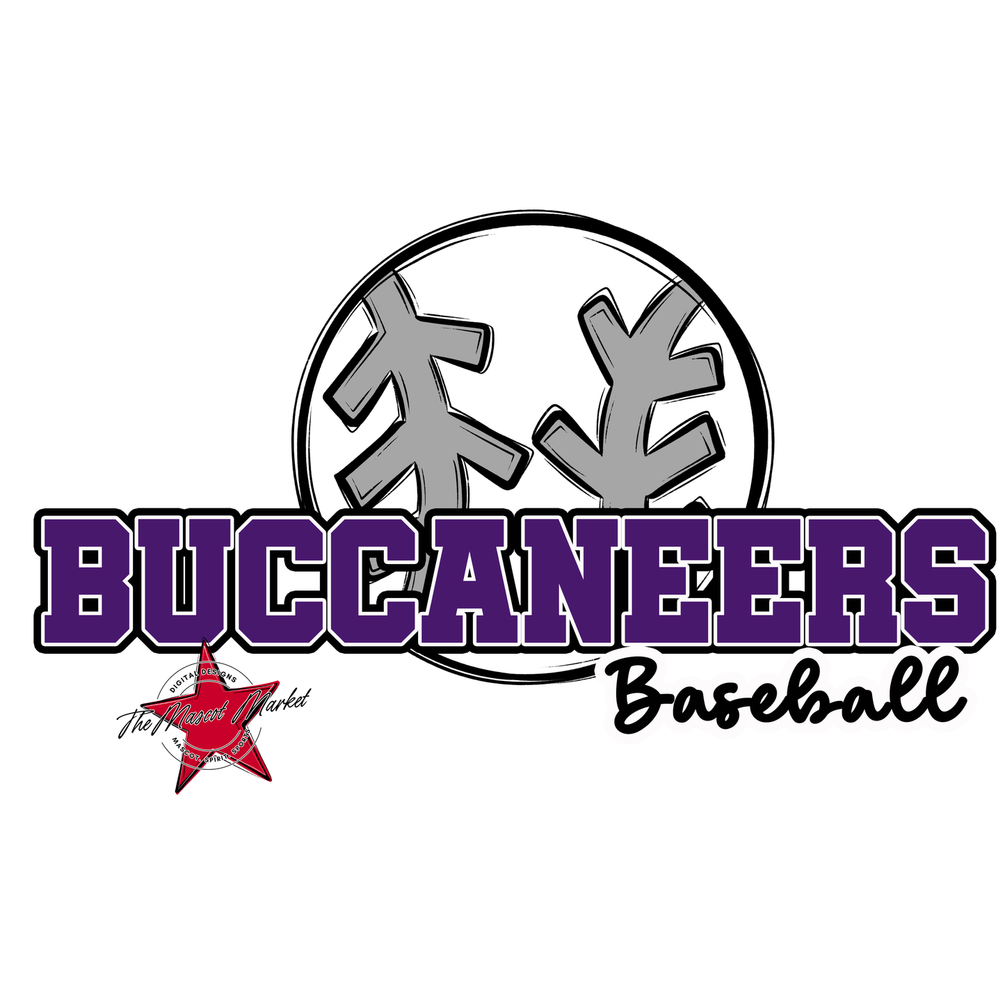 Buccaneers Varsity Baseball-Purple