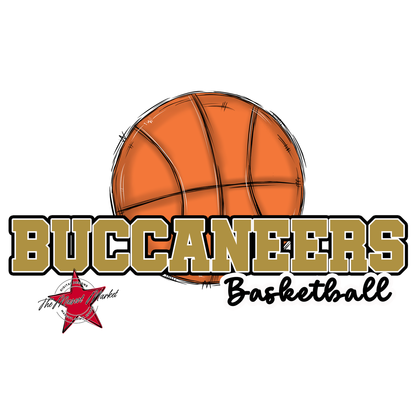 Buccaneers Varsity Basketball-Gold