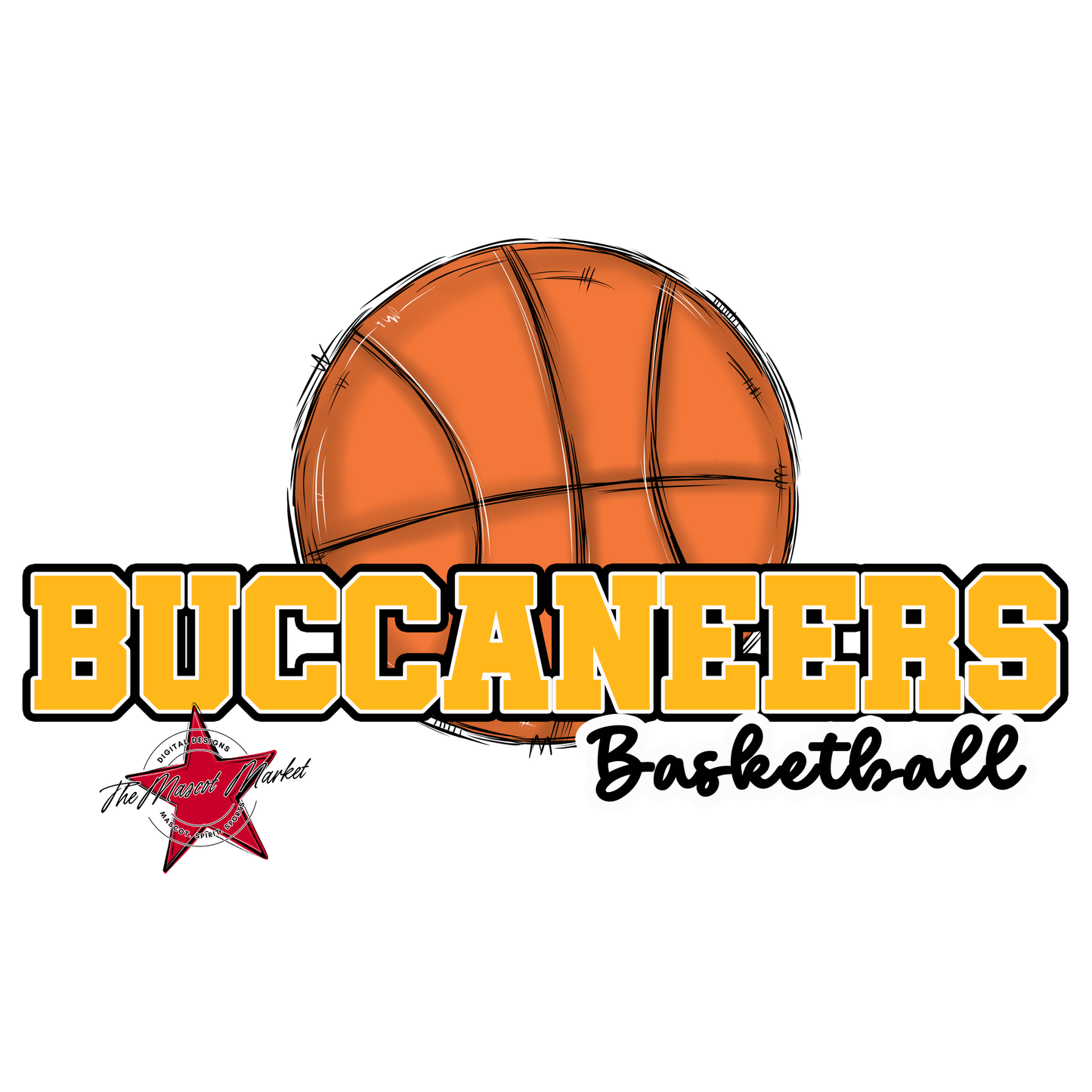 Buccaneers Varsity Basketball-Yellow