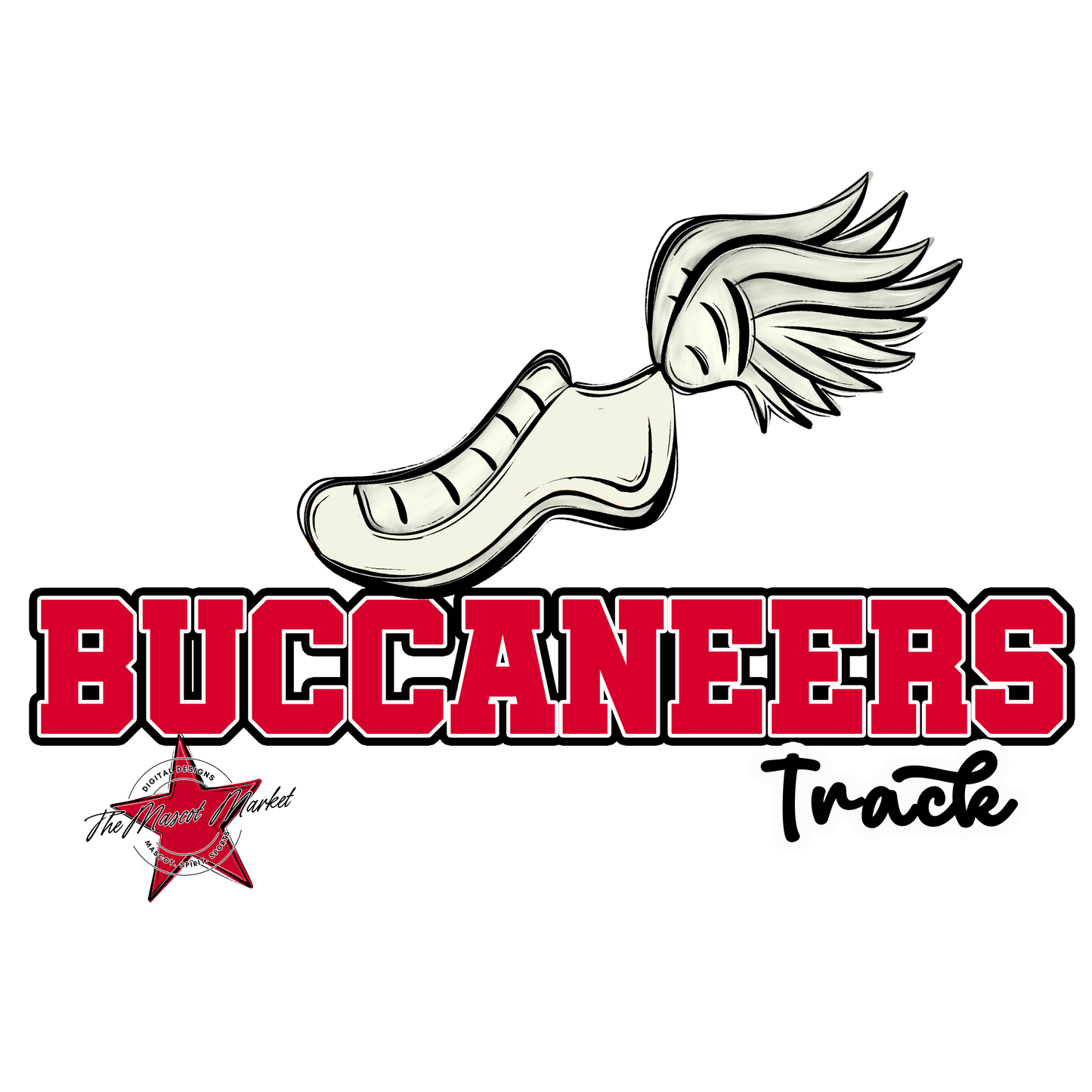 Buccaneers Varsity Track-Red