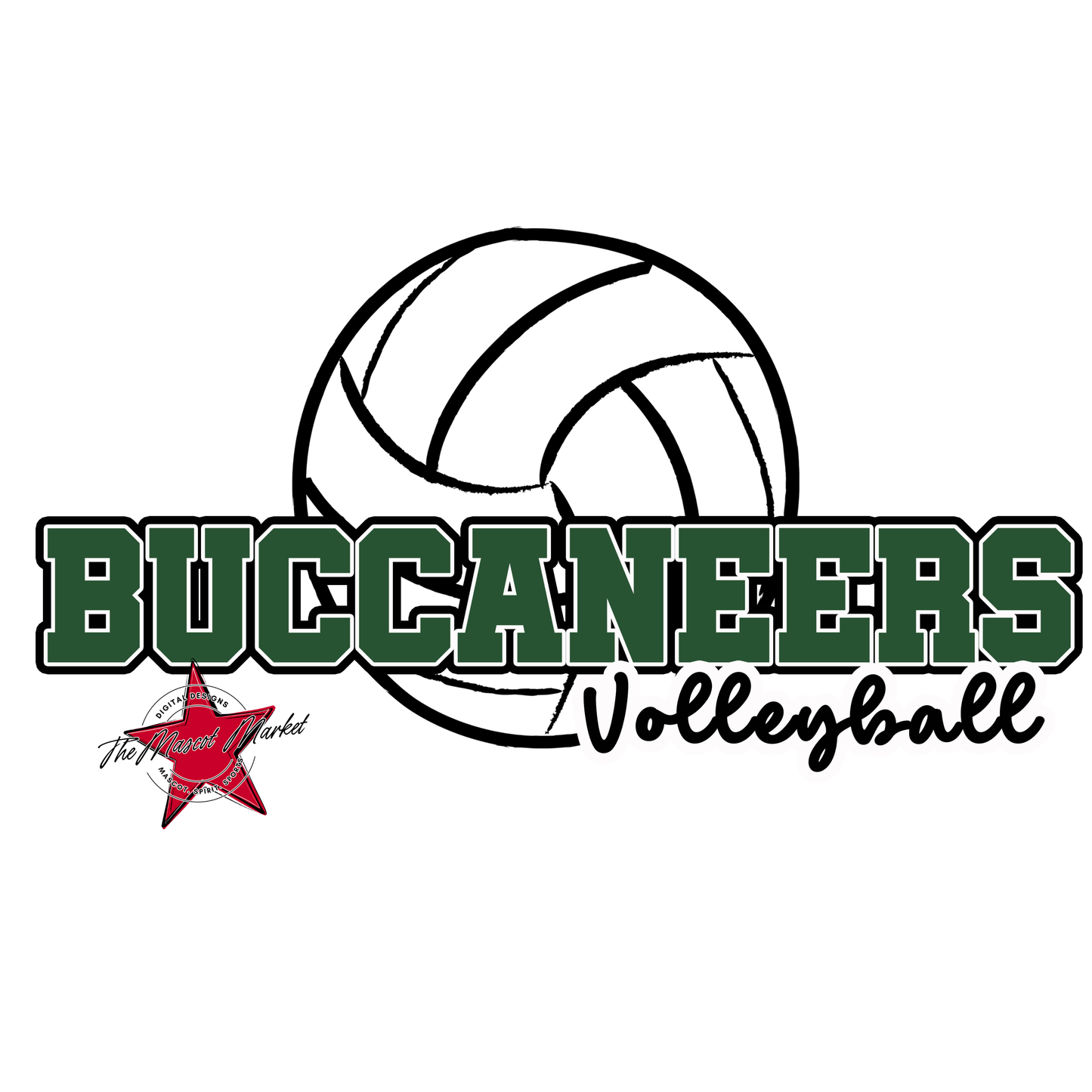 Buccaneers Varsity Volleyball-Green