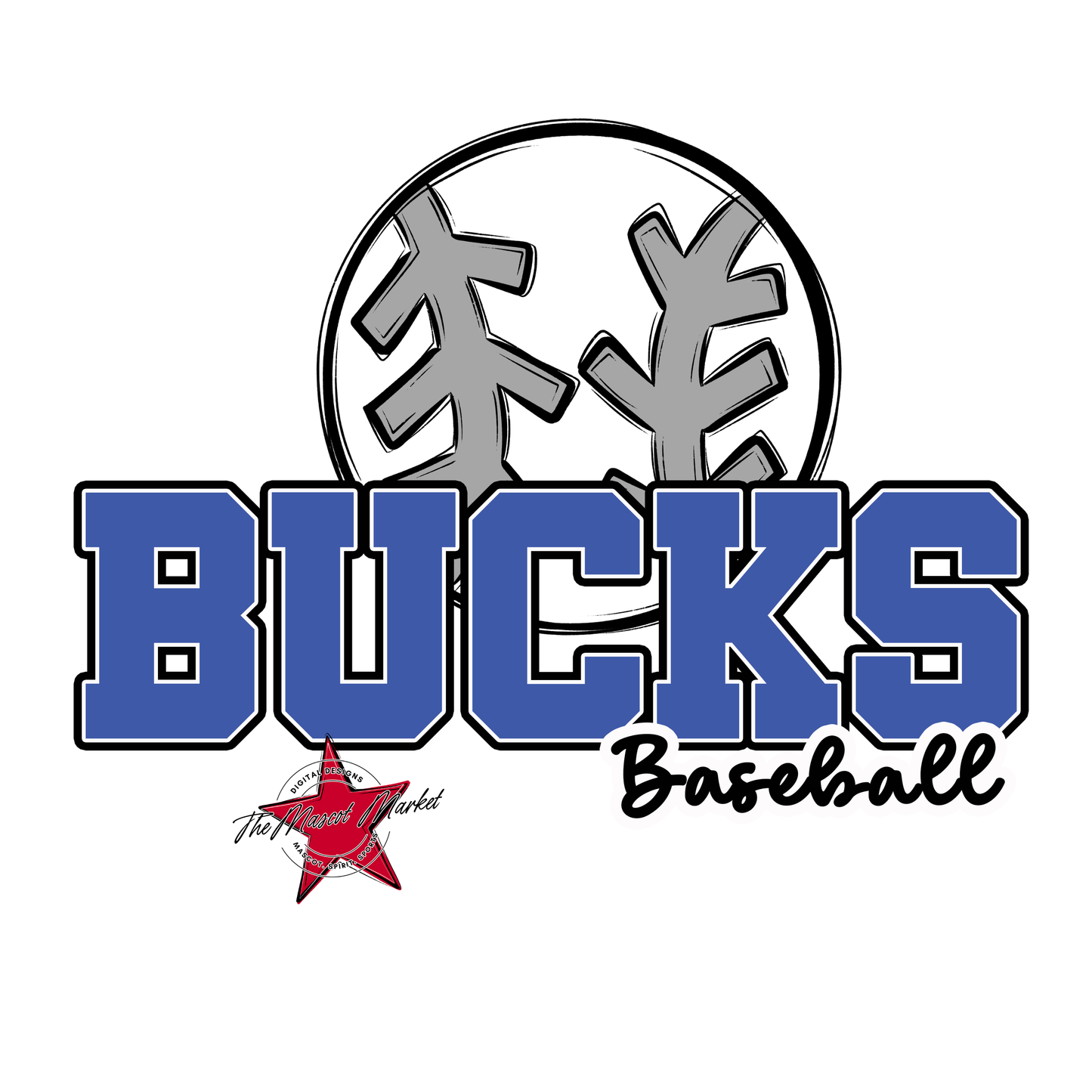 Bucks Varsity Baseball-Off Blue