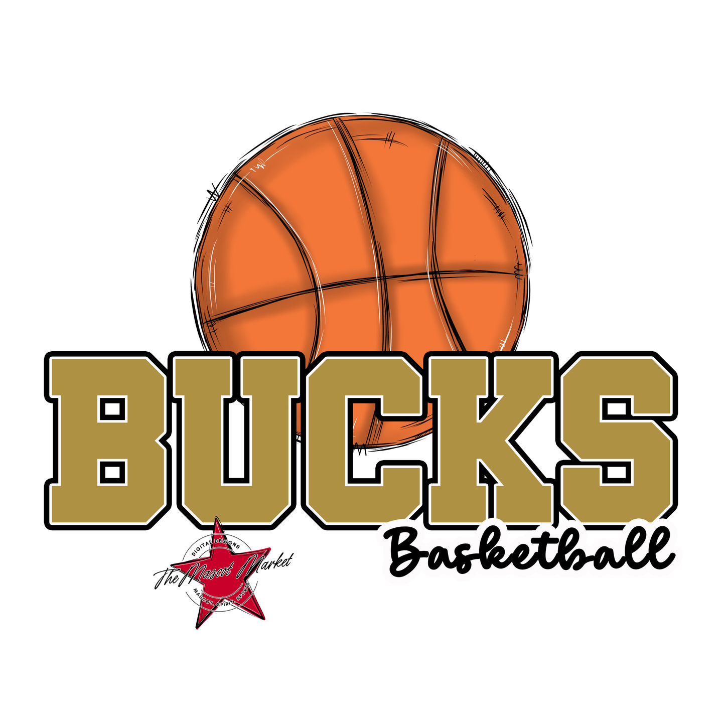 Bucks Varsity Basketball-Gold