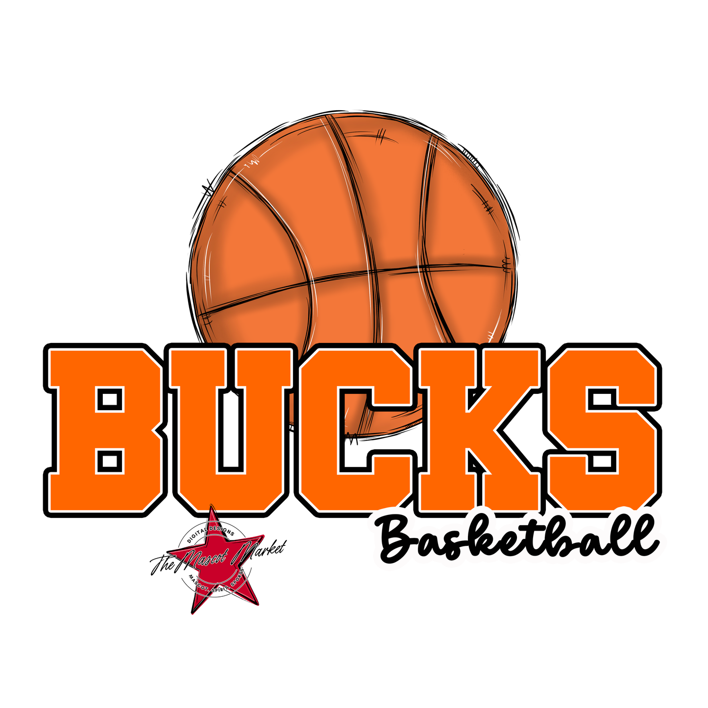 Bucks Varsity Basketball-Orange