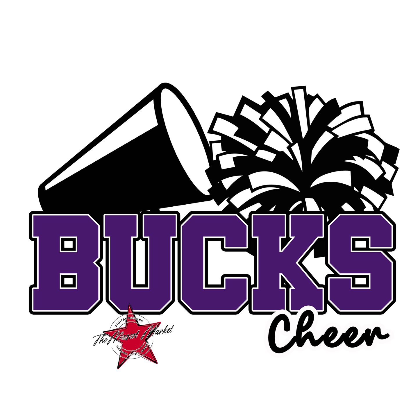 Bucks Varsity Cheer-Purple
