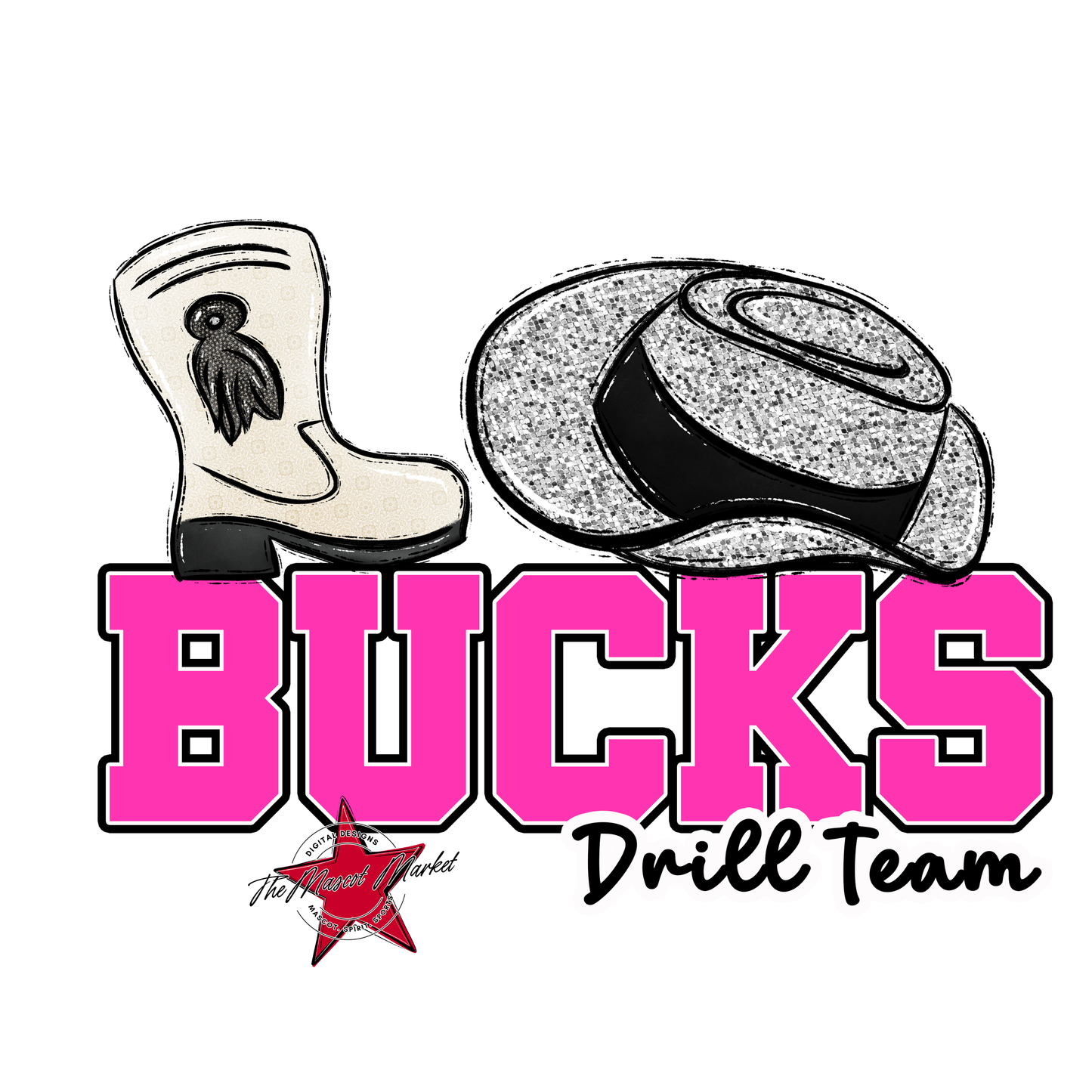 Bucks Varsity Drillteam-Pink