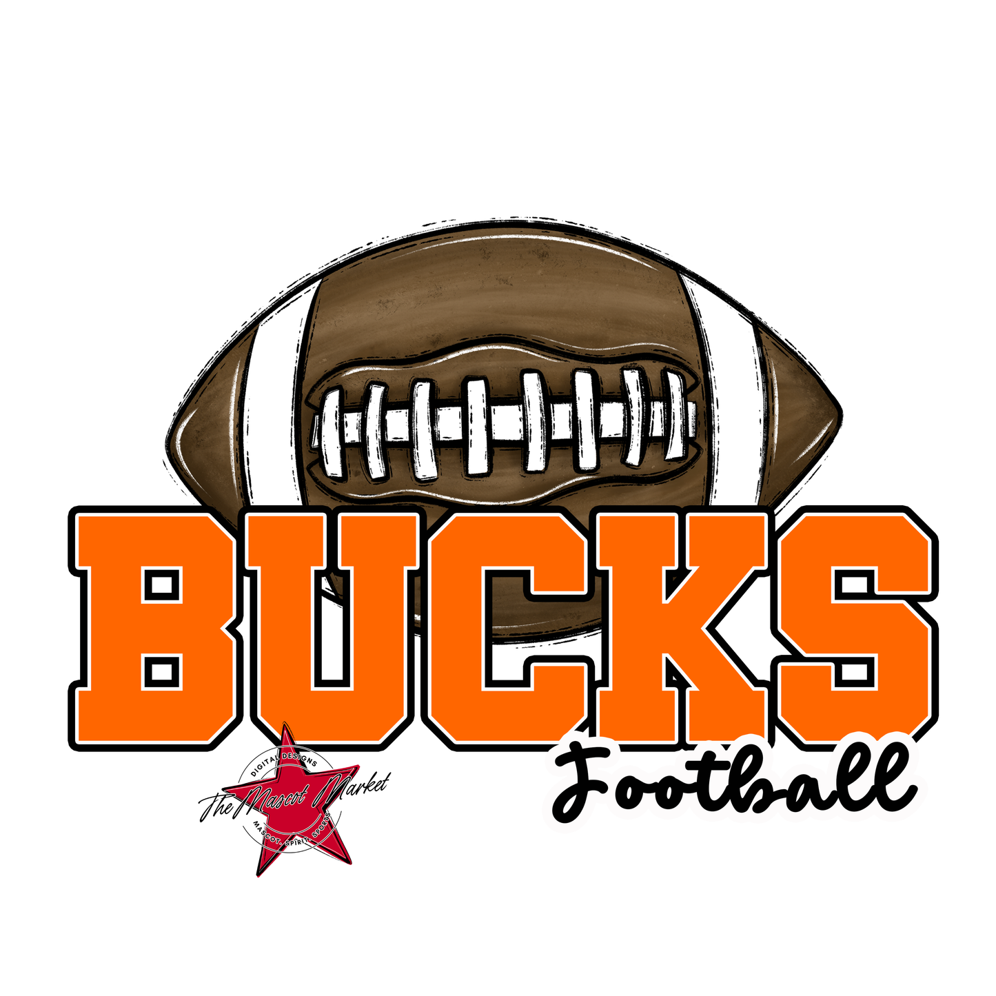 Bucks Varsity Football-Orange
