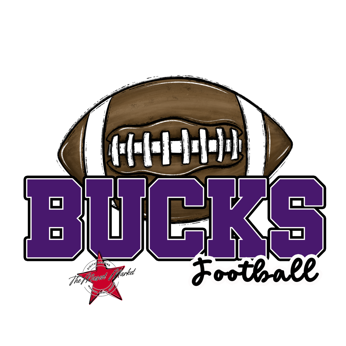 Bucks Varsity Football-Purple