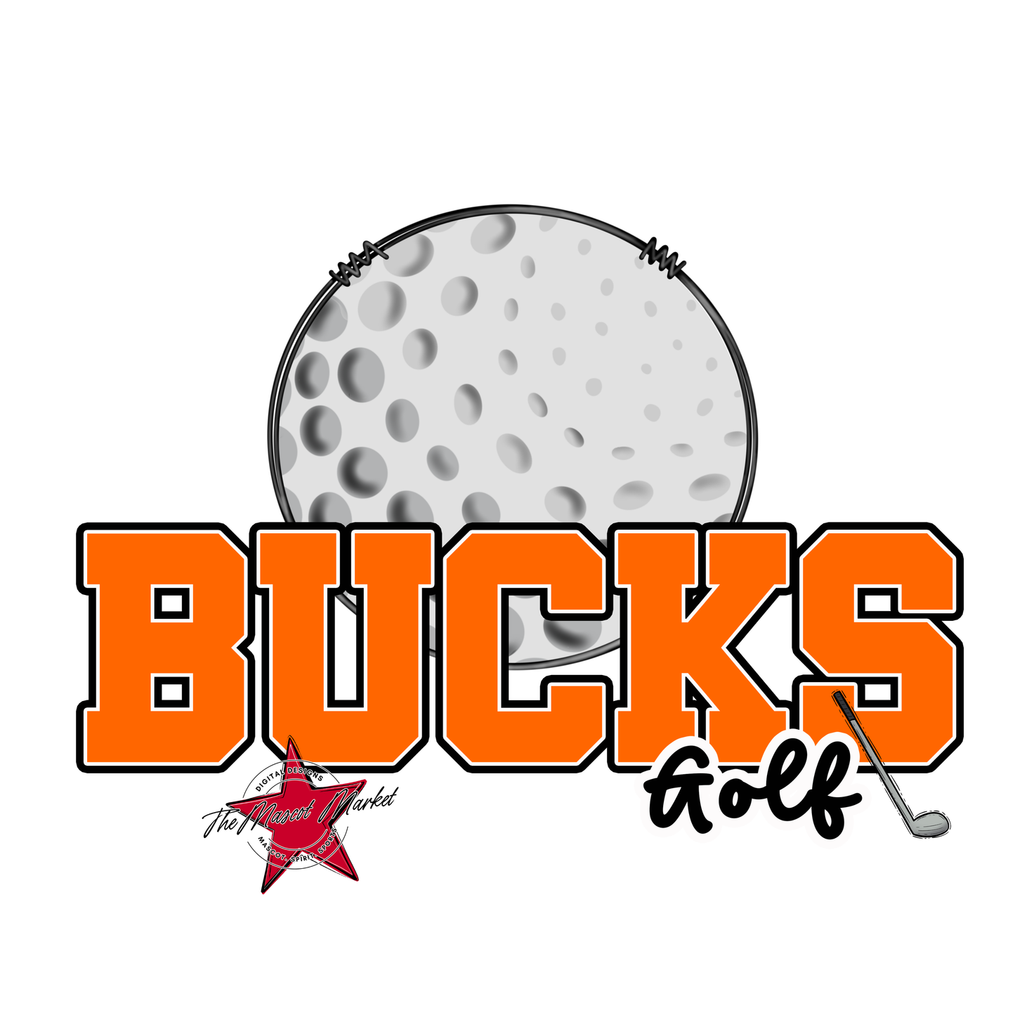 Bucks Varsity Golf-Orange