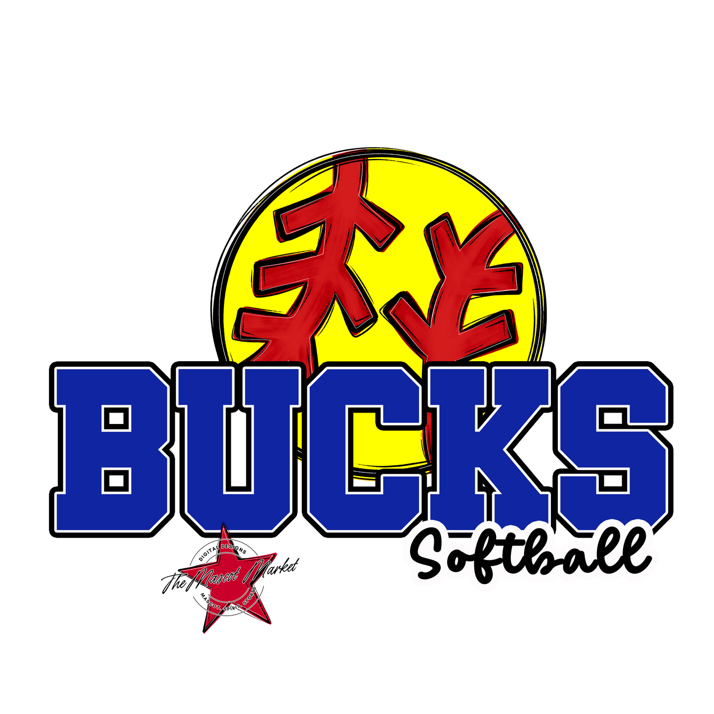 Bucks Varsity Softball-Royal Blue