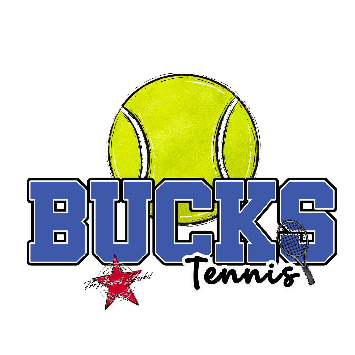 Bucks Varsity Tennis-Off Blue