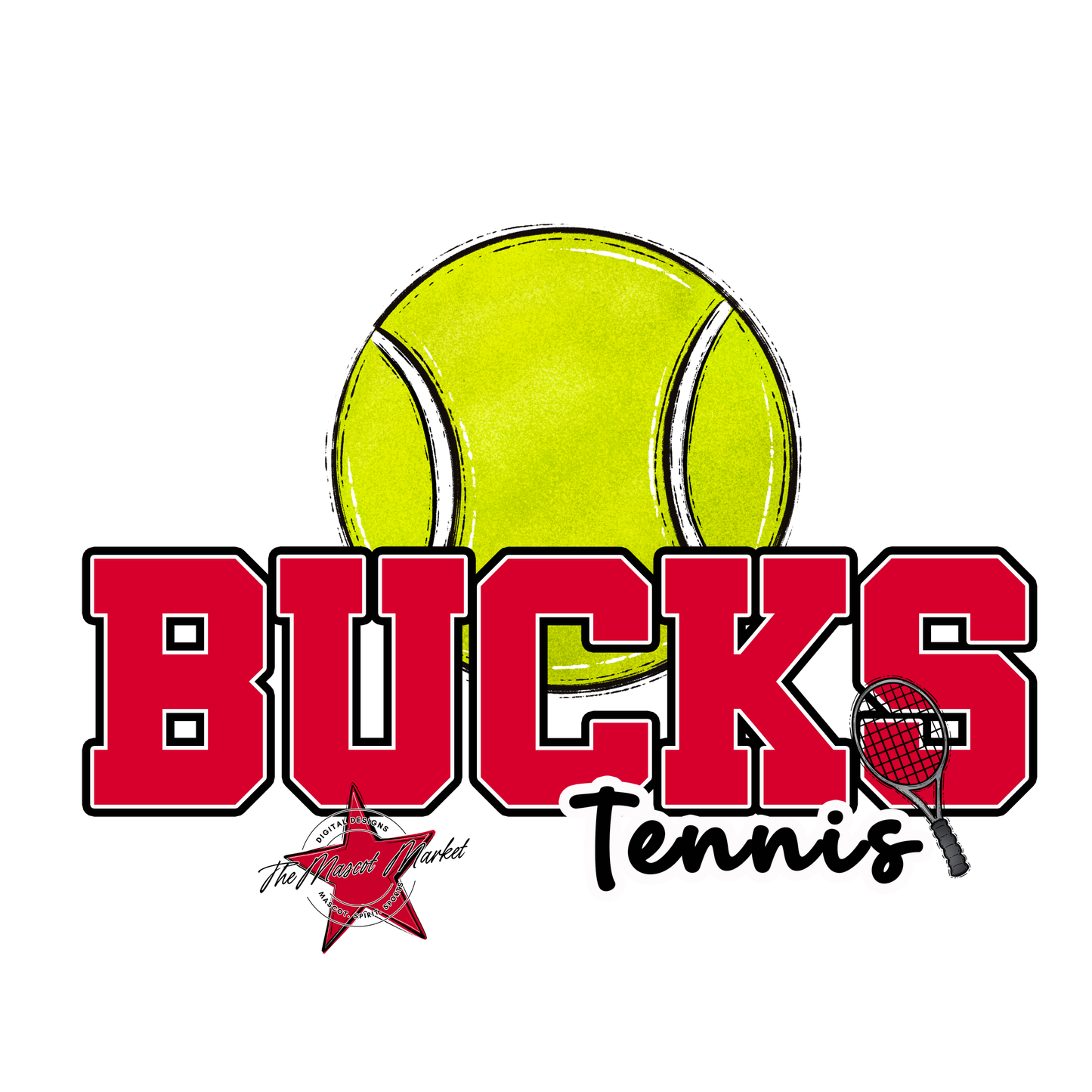 Bucks Varsity Tennis-Red