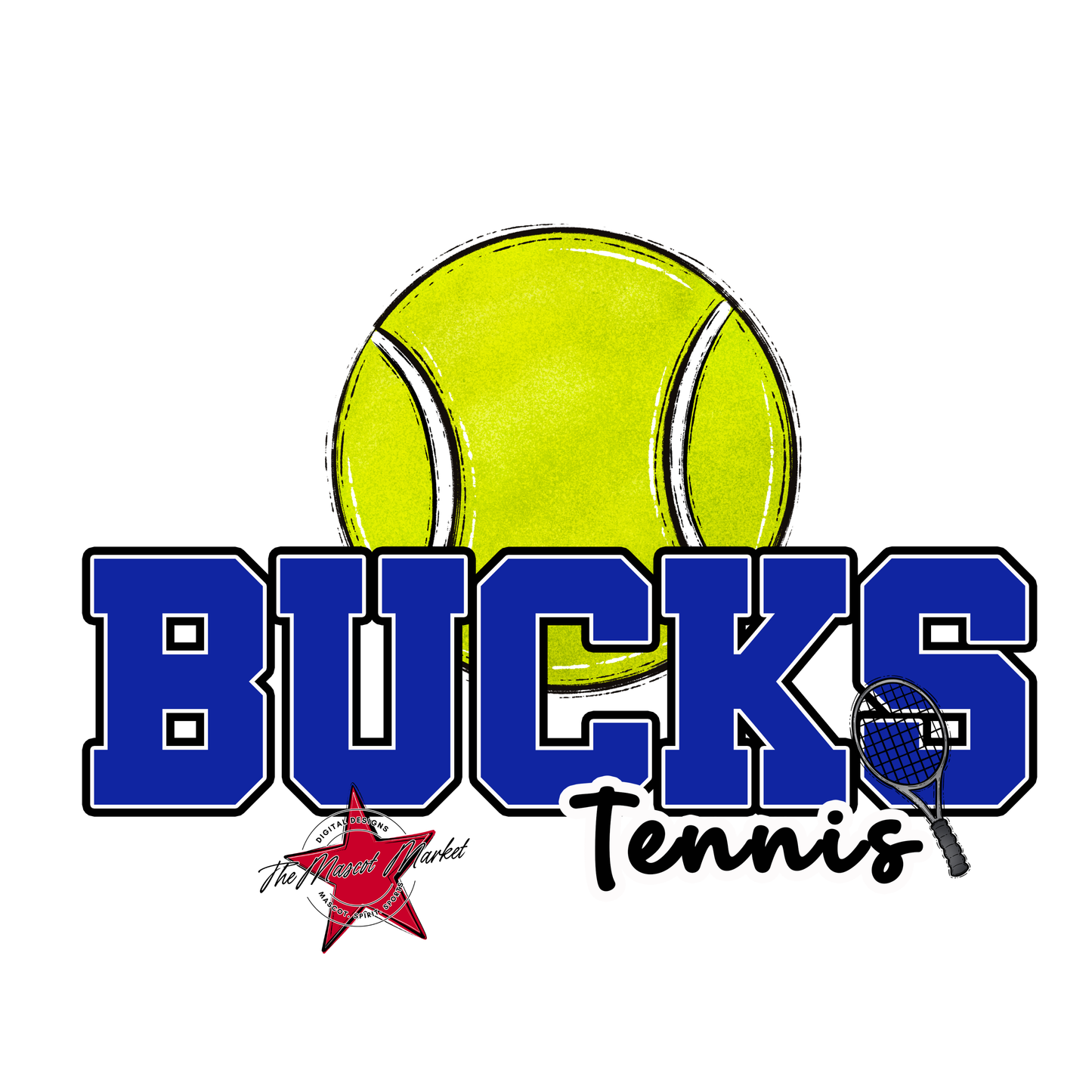 Bucks Varsity Tennis-Royal Blue