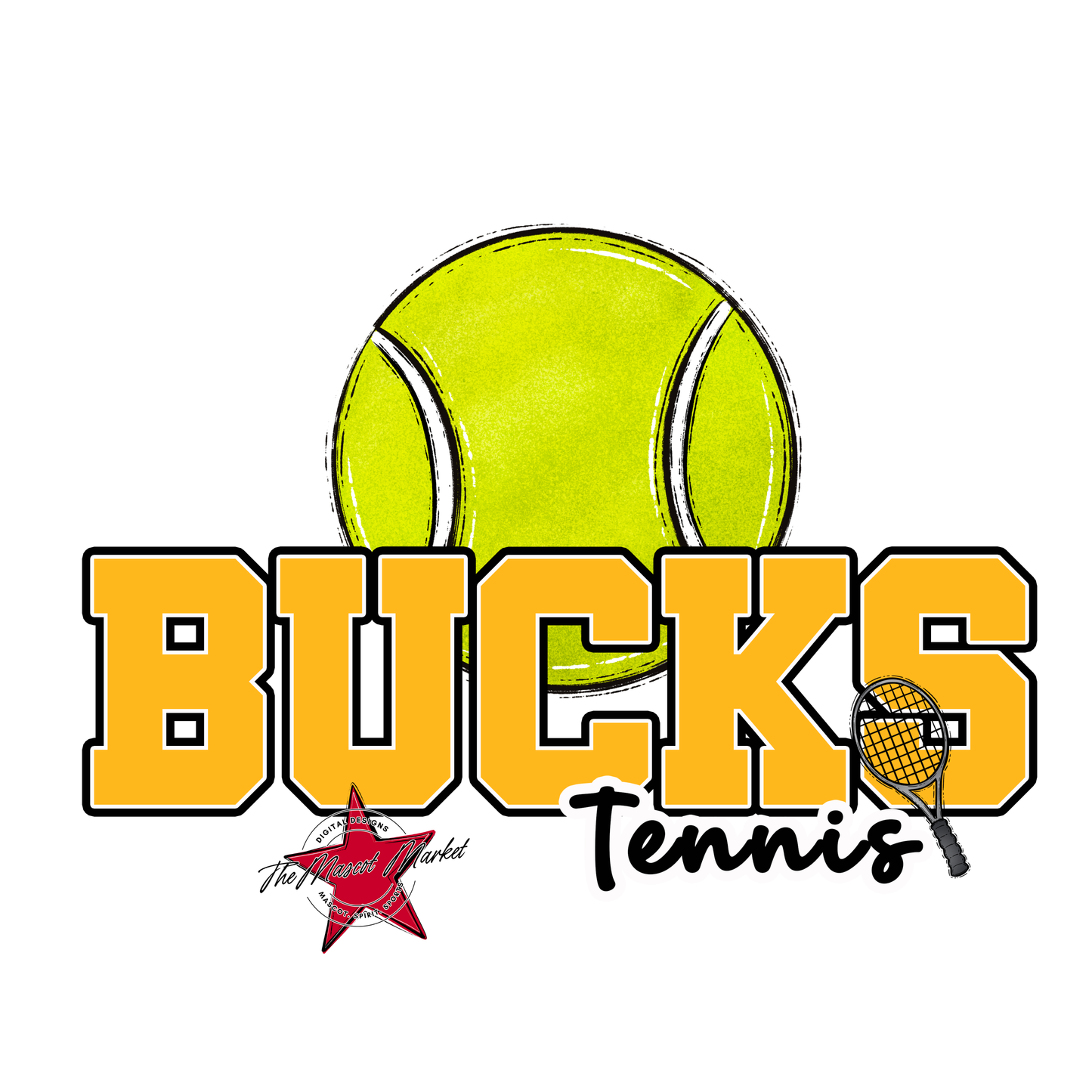 Bucks Varsity Tennis-Yellow