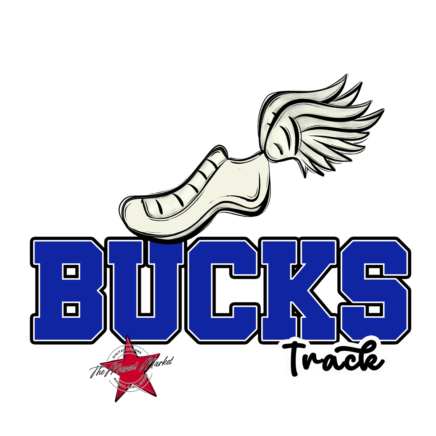 Bucks Varsity Track-Royal Blue
