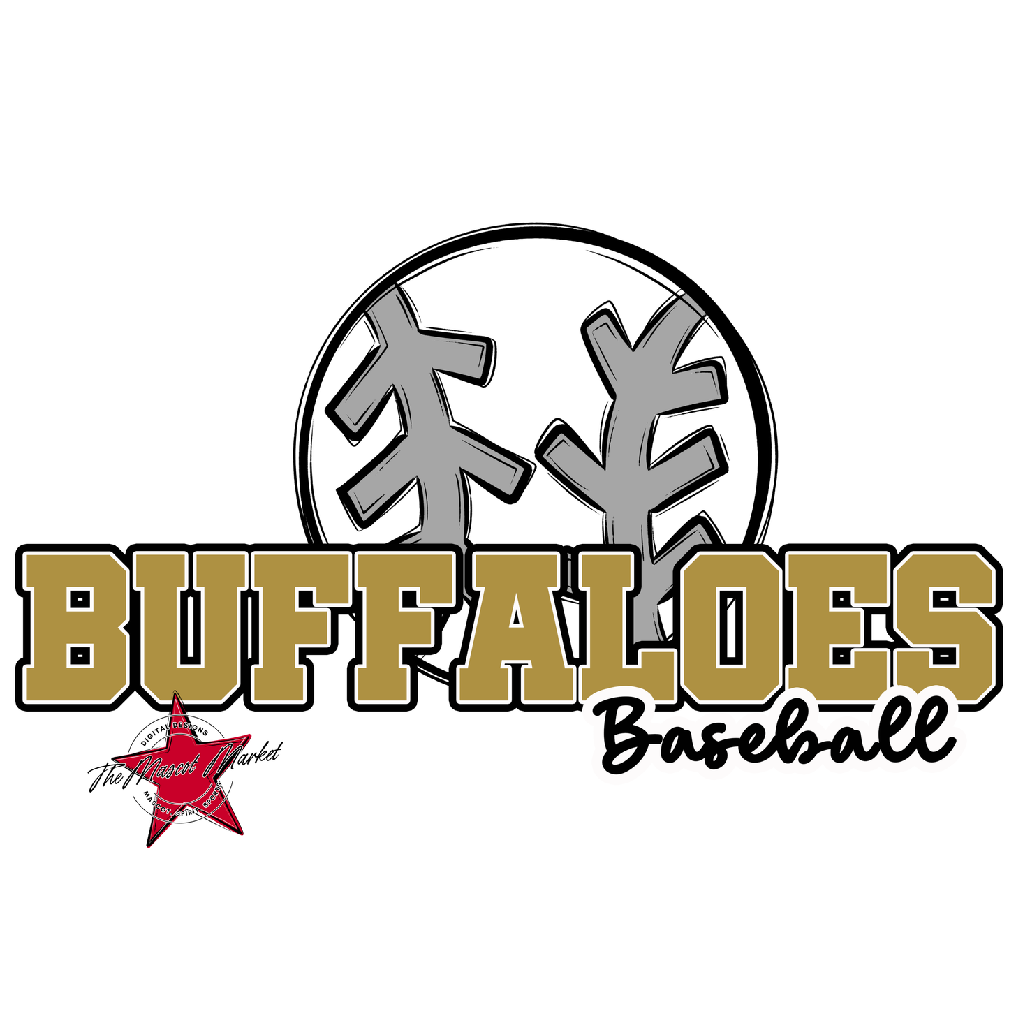 Buffaloes Varsity Baseball-Gold