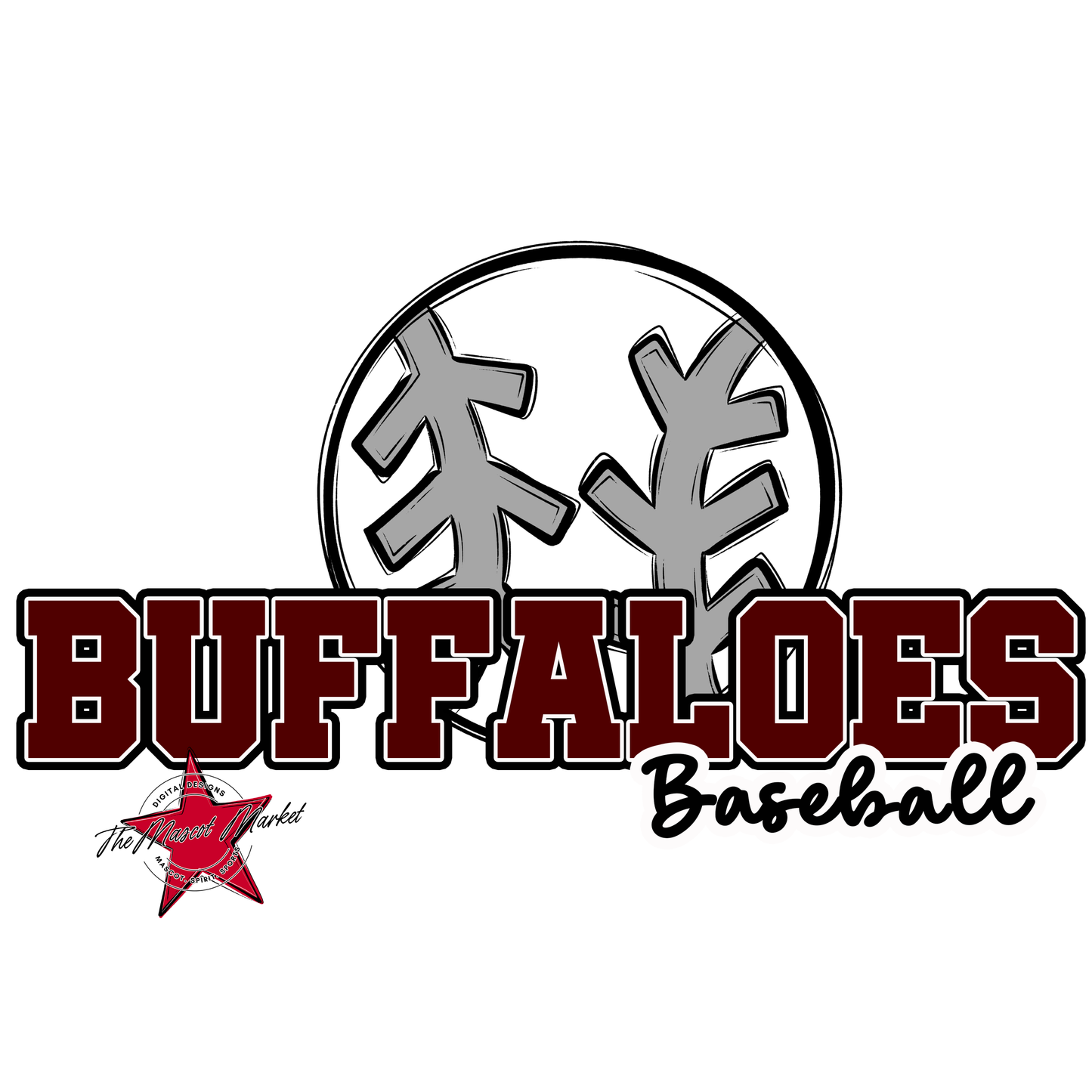 Buffaloes Varsity Baseball-Maroon