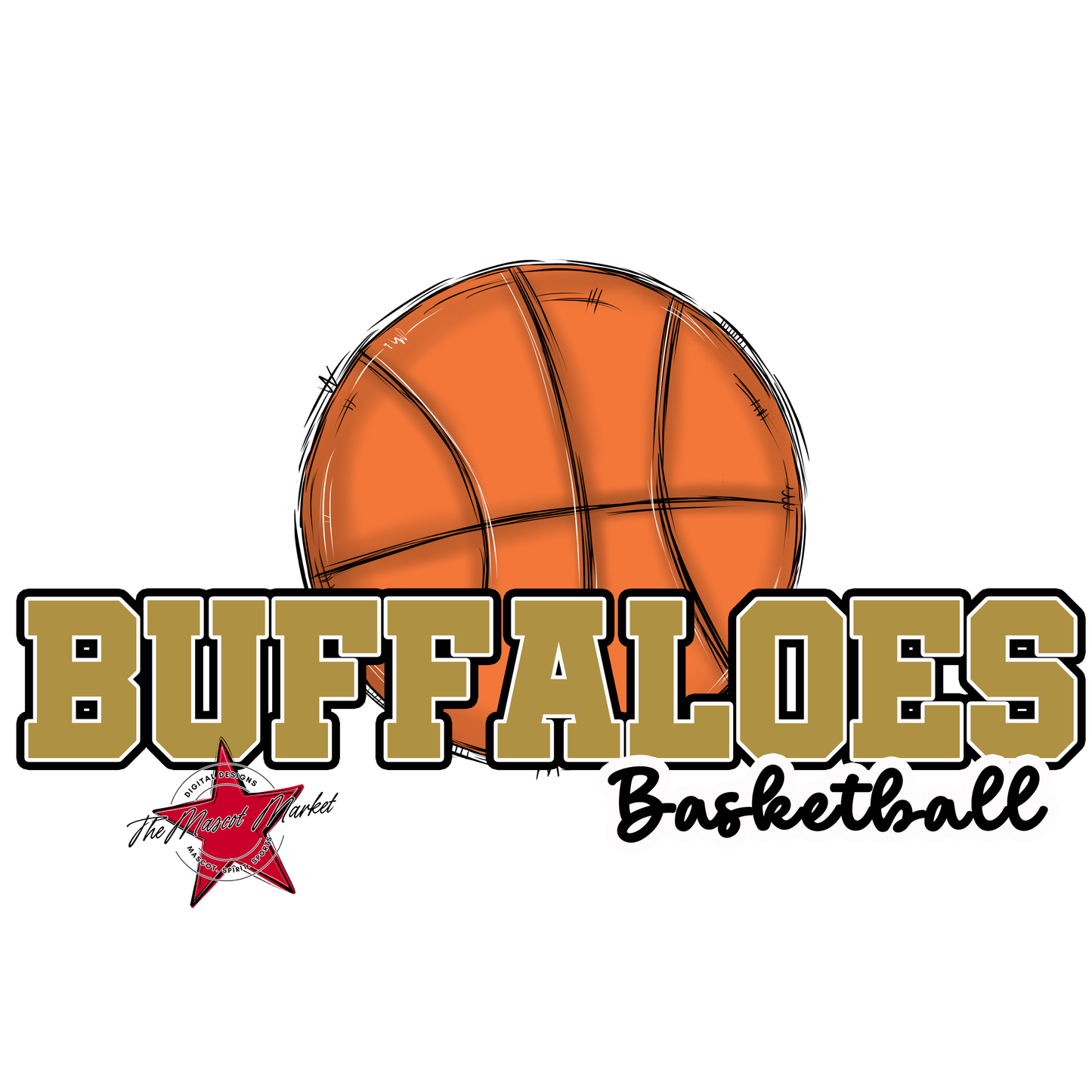 Buffaloes Varsity Basketball-Gold