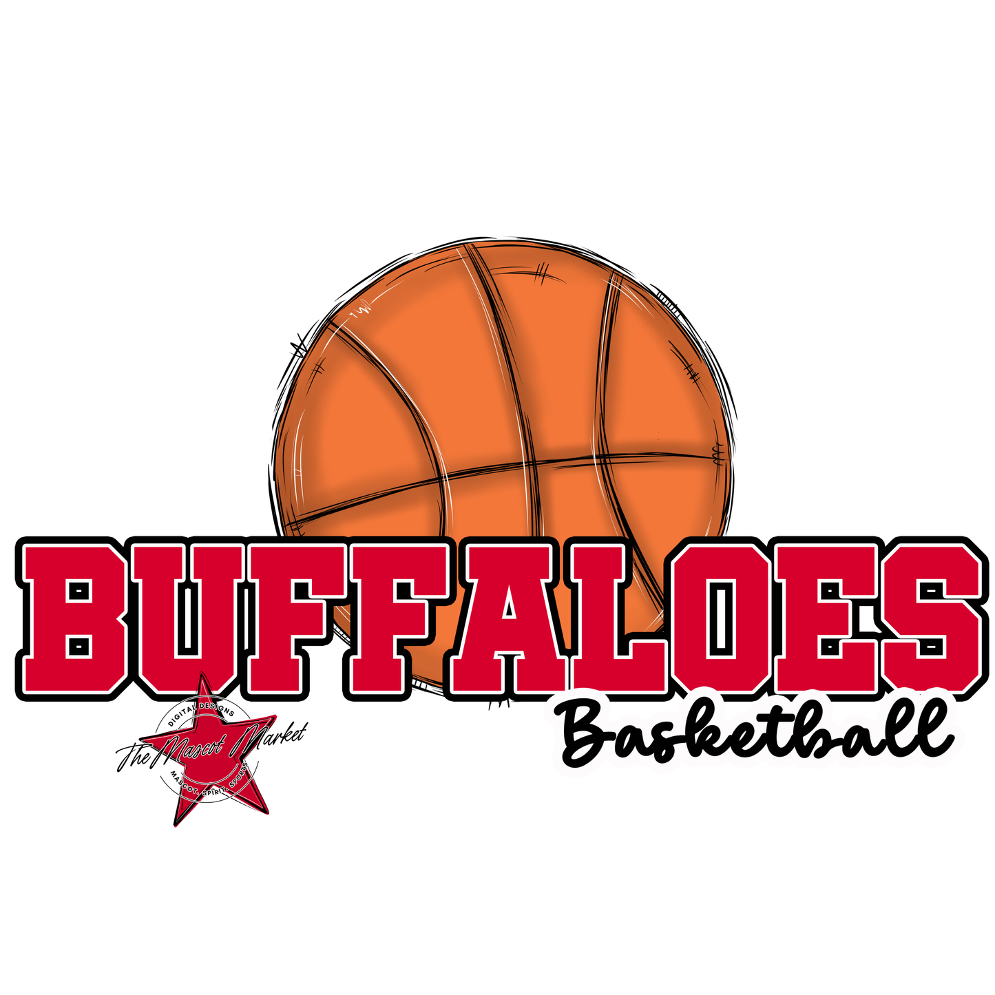 Buffaloes Varsity Basketball-Red